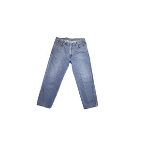 Levis 550 Jeans Mens 40x30 Blue Medium Wash Relaxed Fit Tapered Leg Denim Cotton